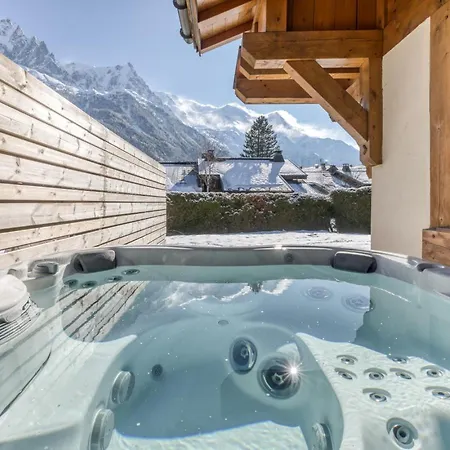 Folettes 4ch Jardin Vue Cheminee Jacuzzi * שאמוני